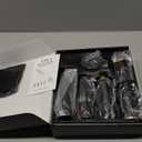 5 in 1 Hot Air Brush - Blow Dryer Brush & Air Curling Wrap Styler with Negative Ion Technology, Hair Dryer Brush for Drying, Curling, Straightening & Styling, Holiday Gift for Women (Black)