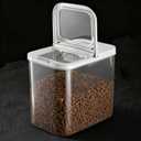 LivLab Mker Pet Food Storage Containers With Lids & Scooper - Dog Food Storage Container,12L/12KG/10-15LBS,BPA Free Airtight Storage Containers Store Dry Food For Kitchen Pantry