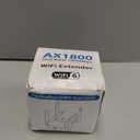 2025 AX1800 WiFi 6 Extender Signal Booster - Dual Band 2.4G/600Mbps & 5.8G/1200Mbps, WiFi Extender with Gigabit Port, 802.11AX Tech, 12999 Sq. Ft Long Range WiFi Repeater, Connects 100+ Devices (White)