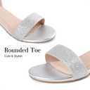 Wulubaba Girls Dress Shoes Low Heel Flower Girl Sandals | Open Toe, Ankle Strap, Wedding Party, Little And Big Girls