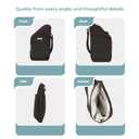 Travelon Anti-Theft Essentials Compact Crossbody Bag (Black)