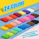 ESSENSON Magic Clay - Air Dry Clay 24 Colors, Modeling Clay for Kids with Tools, Toys Gifts for Age 3 4 5 6 7 8+ Years Old Boys Girls Kids