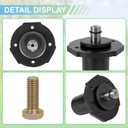 59201000 59114000 Deck Spindle Assembly, Compatible with G ravely A riens HR1544 HR1548 GR1548 GR1748 HE1752 PM160Z Pro Master Stance, Replace 59225800 59215500