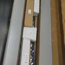 EaseLife 12 FT Double Sliding Barn Door Track and Handle Hardware Kit,Basic J Pulley,Slide Smoothly Quietly,Easy Install (12FT Track Kit for 33"~36" Wide Double Door)