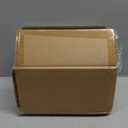 Glitzhome Bird Houses for Outside, Blue Bird Houses for Outdoors, 8.25" H Solid Wood Decorative Hanging Bird House Distressed Cottage Outdoor Garden Birdhouse with 3D Metal Roof and Flower