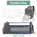 Lenski Diaper Bag Backpack, Baby Shower Gifts for New Mom, Baby Registry Search, Newborn Diaper Bag with Changing Station and USB Charging Port, Toddler Travel Essential, Large Capacity Nappy Bag
