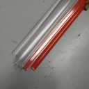Pushglossy Shower Door Bottom Seal 2 Sets 3/8" x 39.37" Frameless Glass Shower Door Sweep Seal Strip with Drip Rail, Stop Water Leaks