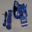 SCENEREAL Small Dog Harness and Leash Collar Set, Step in No Pull Soft Mesh Dog Harnesses for Small Medium Sized Dogs Puppy and Cats Outdoor Walking, No Chock Reflective Vest Harness, Blue Plaid XS (XS: Chest Girth: 13"-14.5")