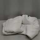 NICETOWN White 100% Blackout Curtains for Windows, Super Heavy-Duty Black Lined Total Darkness Drapes for Bedroom, Privacy Assured Window Treatment for Patio (Pack of 2, 70 inches W x 108 inches L)