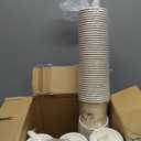 300 Count 6 oz Paper Cups, Disposable White Paper Coffee Cups, Hot Beverage Drinking Cup for Coffee, Water, Juice, and Espresso