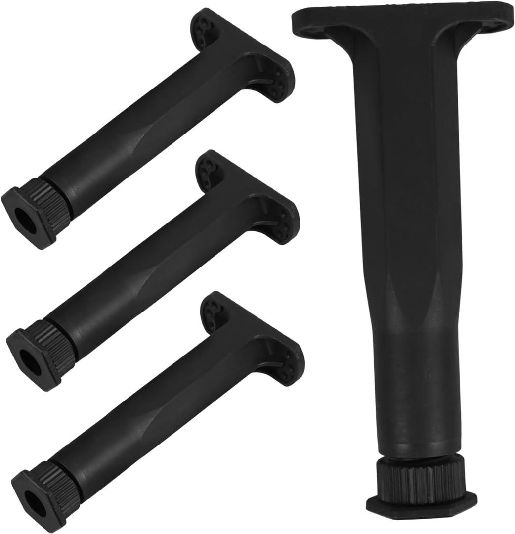 Couch Legs Bed Frame Support Leg Easy Assembly Height Adjustment for Various Furniture (1 Set) (19.50X8.70X3.60CM)