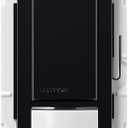 Lutron Maestro Vacancy Motion Sensor Light Switch for Bathroom, Garage, Laundry Room, and Closet, for Any Light Bulbs, Auto Off Only, Single-Pole Only, No Neutral Required, MS-VPS2-BL, Black