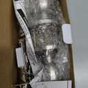 BESTTEN Keyed Entry Door Knob with Lock, Interior and Exterior Door Lock, Standard Ball, Satin Nickel