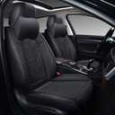 GXT Bench Seat Cover, Bench Seat Covers for Trucks - Premium Faux Leather Seat Cushion - Universal Fit for Most Sedans SUV Pick-up Truck, Durable for Long Lasting Protection (Black)
