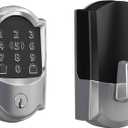 Schlage Encode Plus Smart Wi-Fi Lock for Front Door, Keyless Entry Deadbolt, Unlock with Apple Watch, Built-in WiFi and App Control, Easy Install, Alexa & Apple HomeKit Compatible, Bright Chrome