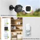 Blink Camera Mount for Outdoor 2K+, 3 Pack Protective Housing and 360 Adjustable Bracket, Snap-On Case for Easy Battery Change, Cable Management Blink Sync Module Mount(Black)