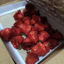 Artificial Roses with Stems, 26 pcs Red Glitter Roses Silk Roses Artificial Flowers for Crafts Wedding Bouquet Home Decoration(Red)