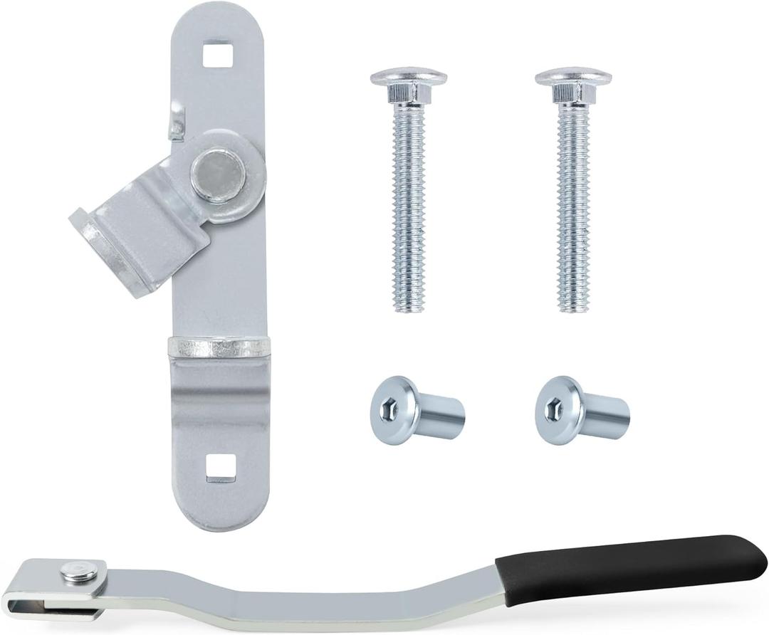 LONFFERY Cargo Trailer Cambar Cam Bar Lock, Trailer Door Latch for Folding Ramp Door