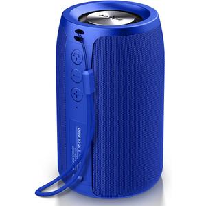 ZEALOT Bluetooth Speaker, Portable Speaker S32,Wireless for Outdoor,IPX5 Waterproof, Bluetooth 5.0, Dual Pairing, USB, TF Card, AUX for Home & Outdoor Travel Hiking Camping Beach (Blue)