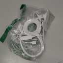 Desk Clip on Lamp for Reading Home Office, with 5V 2A Adapter, 10 Dimmable Brightness 3 Modes, Clamp Reading Light for Bed Headboard, Craft (White)