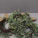 Easter Cute Rabbit-Shaped Wreath, Wall-Mounted Wreath, Door Wall Decoration, Home Garden Decorative Wreath 10x10 inches