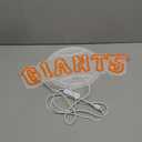 Neon Sign for Wall Decor Baseball Neon Light for Man Cave Sports Fans Birthday Gifts for Men With Baseball Team Sign for Bar Party Dorm Game Room Size16.1 * 12.8inch(ZYLD128) (Orange White)