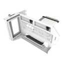 Cooler Master Vertical GPU Card Holder Kit V3 White, PCIe 4.0 5.0 Motherboards GPUs RTX 5090 RX 9070 XT, ABS Casing, 165mm Length, Modula Adjustable for E-ATX ATX Micro ATX Case