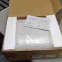 BOBOMOMO 26" Farmhouse Table Lamps Set of 2 - Vintage Leaf Design, Rustic Resin Nightstand Lamps for Bedroom, Living Room, Nursery, Hallway, Elegant Living Room Lamps with Linen Shades Antique Brown (Natural Wood Color)