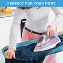 Ironing Board Cover and Pad, Standard Size 15x54 Iron Board Cover with Padding, Scorch & Stain Resistant Thick Iron Padded, Non-Slip Elastic Edge & Fasteners Clips for Daily Ironing, Tropical
