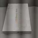 Yahi Red Light Photon Facial & Neck Mask with Remote Control, 7 Custom Modes with Infrared, Portable & Rechargeable with Timer for Home Use, 175 HighDensity Light Beads, White