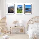 JCJMY 24x36 Picture Frame with 20x30 Mat, Display Photo 20x30 with Mat or 24 x 36 Without Mat, Wall Hanging Large 24 by 36 Poster Frame with Plexiglass, Black