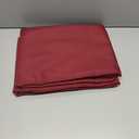 4 Pack Textured Fabric Round Tablecloths 60", Red Water Resistant Tableclothes Small Circle Folding Table Covers Linen for Dining, Kitchen, Wedding, Parties etc Machine Washable