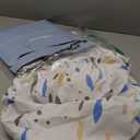 TILLYOU Baby Crib Sheets for Boys Girls, Super Soft Toddler Bed Sheets, 2 Pack Sheets for Standard Crib Mattress 28x52in, Little Blues Fish