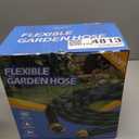 Expandable Garden Hose 100ft with 10 Function Nozzle, 2026 New No Kink Flexible Water Hose 100 ft, Lightweight, Leak-proof, 3/4" Solid Metal Fittings, 3750D Outer Fabric, Sturdy Retractable Latex Core