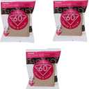 Hario 01 100-Count Coffee Natural Paper Filters, 3-Pack Set (Total of 300 Sheets) (Japan import) by Hario