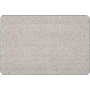 Quartet Bulletin Board 36"W x 24"H Fabric Cork Board Alternative for Office School or Home Dcor, Gray (7683G)