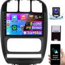 8-Core Android Car Stereo for Chrysler Town and Country 2001-2007, 2+64G 10.1 Inch IPS Touchscreen Radio - Wireless Carplay/Android Auto/WiFi/DSP 32EQ/GPS + AHD Backup Camera + Mic