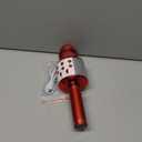 BlueFire 4 in 1 Karaoke Wireless Microphone with LED Lights, Portable Microphone for Kids, Great Gifts Toys for Kids, Girls, Boys and Adults (Red)