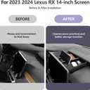 LUWU for 2026 2025 Lexus RX350 RX350H RX450H RX500H Dashboard Console Organizer 2026 Lexus RX350 Armrest Organizer Storage Box 2026 Lexus RX350 Console Organizer Tray 2026 2025 Lexus RX Accessories