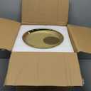 Amazon.com : SUNPOTFOR Ceramic Flower Pot for Indoor Plants - 10 Inch Plant Pot with Drainage Hole and Saucer, Decorative Round Outdoor Indoor Planter, Housewarming Gifts, Home Garden Decor, Gold : Patio, Lawn & Garden