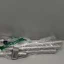 ALYVIA SPRING Waterproof Fabric Shower Curtain Liner with 3 Magnets - Soft Hotel Quality Cloth Shower Liner, Light-Weight & Machine Washable - Standard Size 72x72, White