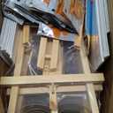 AROIC 208 Pack Easel and Canvas Sets with 16 Wood Easels,160 Brushes,16 Canvas and 16 Palette, Painting Set, Tabletop Easel, Art Easels, Painting Supplies for Kids & Adults to Paint Party