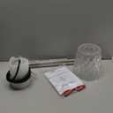 Brushed Nickel Pendant Lights Kitchen Island 3 Pack, Mini Glass Pendant Light Fixtures with Cone Glass and Rods, Adjustable Modern Small Hanging Light for Kitchen Sink Dining Room Bathroom