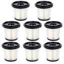 IW3511 BU3521 Filters Replacement Part For Shark IW3511 IW1111 IW1120 Detect Pro Lightweight Cordless Stick Vacuum Cleaner and Shark BU3523 Clean Empty Auto-Empty System Portable Handheld Vacuum,8Pcs