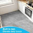 Art3d Marble Textured Click-Lock Vinyl Floor Tiles 12-Pack, 24 x 12 Inch Floor Planks Waterproof Flooring for Living Room, Kitchen, Basement, Ideal for New Home Buyers & Future Movers, Gray Marble