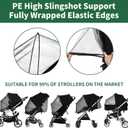 DUOMI 2-in-1 Stroller Sun Shade and Mosquito Net Cover - Universal Breathable Baby Cover With Two-Way Zipper for Extender