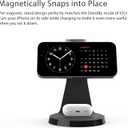 3 in 1 Charging Station for Apple Devices,Mag-Safe Charger Stand Fast Charging,Wireless Charger for iPhone 16/15/14/13/12 Series,& AirPods,& iWatch(USB-C Charger Included)