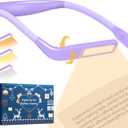 Purple Neck Reading Lights for Books in Bed, Mothers Day Gifts for Mom Daughter Grandma Mothers Day Gift Teen Girls Readers Book Accessories Craft Knitting Gifts for Grandma Sewing Crochet Supplies