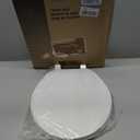 Bemis 730SLEC Slow Close Toilet Seat, Easy Clean Hinges and Durable Plastic Seat, Made in USA, Round, White