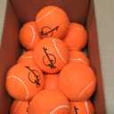 Magicorange Tennis Balls, 12 Pack Advanced Training Tennis Balls Practice Balls, Come with Mesh Bag for Easy Transport, Good for Beginner Training Ball